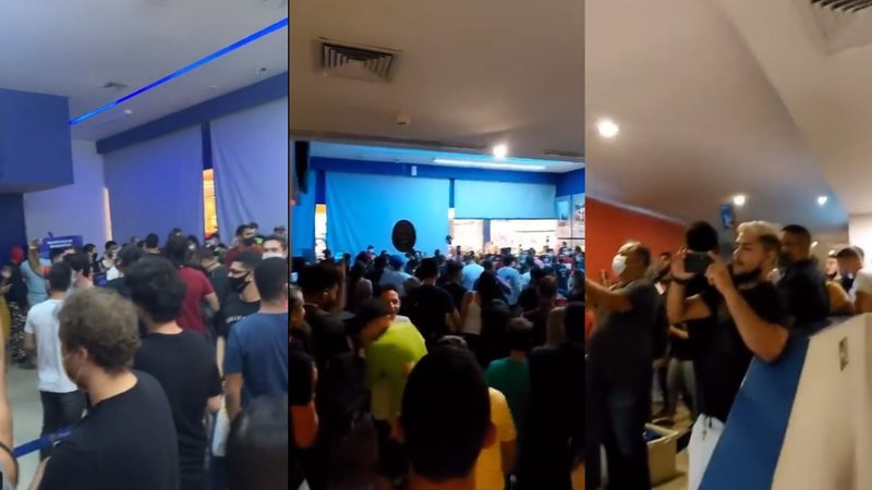 Público no cinema para assistir Homem-Aranha: Sem Volta Para Casa em Natal (Foto; reprodução/vídeo)