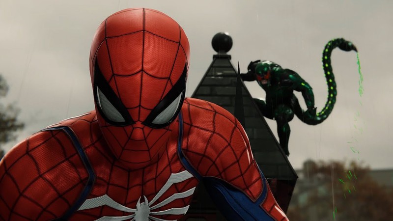 Escorpião e Homem Aranha em Marvels' Spider-Man para PS4 (Foto: Reprodução / Insomniac Games)