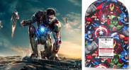 Homem de Ferro e mochila à prova de balas da TuffyPacks (Foto1: Divulgação/Disney e Foto 2: Reprodução / Site TuffyPacks)