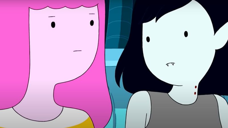 Princesa Jujuba e Marceline em A Hora da Aventura (Foto: Reprodução/Youtube)