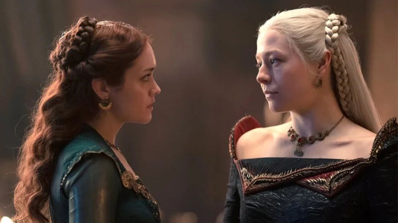 Olivia Cooke e Emma D'Arcy em A Casa do Dragão (Foto: Divulgação/HBO)