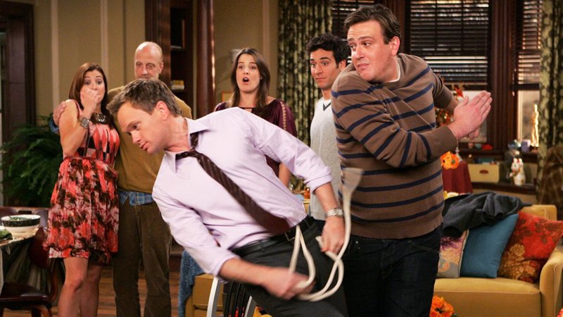 Tapa de Marshall em Barney, How I Met Your Mother (Foto: Divulgação / CBS)