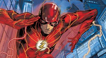 Ezra Miller como Flash em HQ (Foto: Reprodução / DC)