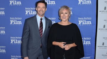 Hugh Jackman e a esposa, Deborra-lee Furness (Foto: Richard Shotwell/Invision/AP)