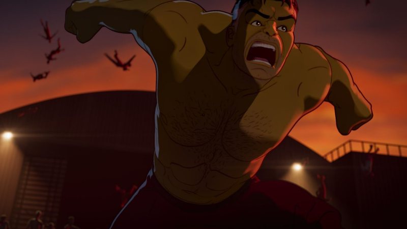 Hulk no quinto episódio de What If...? (Foto: Divulgação/Disney)