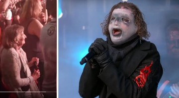 Idosa no show do Slipknot (Foto: Reprodução / YouTube)