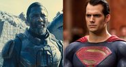 Idris Elba como Bloodsport e Henry Cavill como Superman (Reprodução / IMDb)