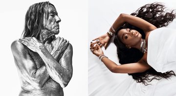 Iggy Pop (Foto: Bryan Adams / Calendário Pirelli 2022) | Normani (Foto: Bryan Adams / Calendário Pirelli 2022)