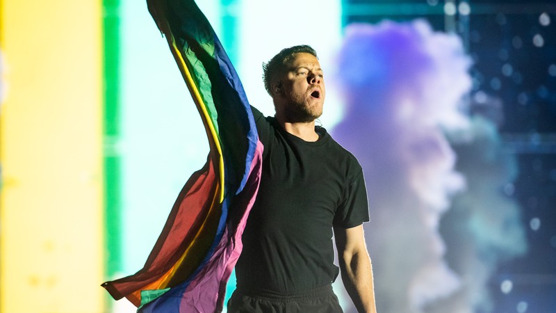 Dan Reynolds do Imagine Dragons (Foto: Ariel Martini)