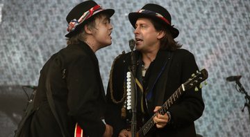 The Libertines no festival Glastonbury de 2015 (Foto: Joel Ryan / AP)