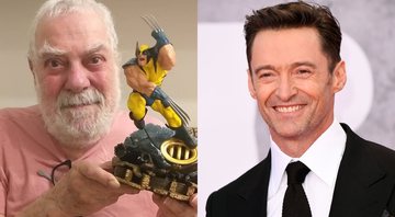 Isaac Bardavid (Foto: Reprodução / Instagram) e Hugh Jackman (Foto: Jeff Spicer/Getty Images)