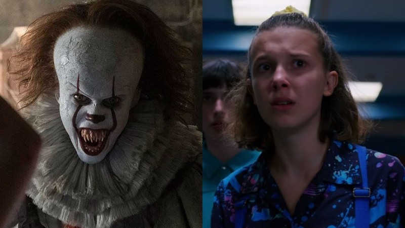 Pennywise em It: A Coisa 2 e Eleven em Stranger Things (Foto: Reprodução)