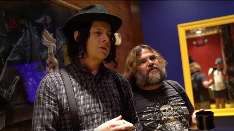 Jack White e Jack Black (Foto: Reprodução/YouTube)