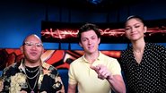 Jacob Batalon, Tom Holland e Zendaya em clipe promocional de Homem-Aranha 3, da Marvel (Foto: Reprodução /Youtube)