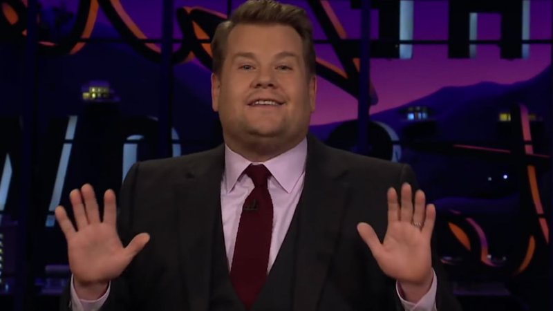 James Corden no The Late Late Show (Foto: Reprodução / Youtube)