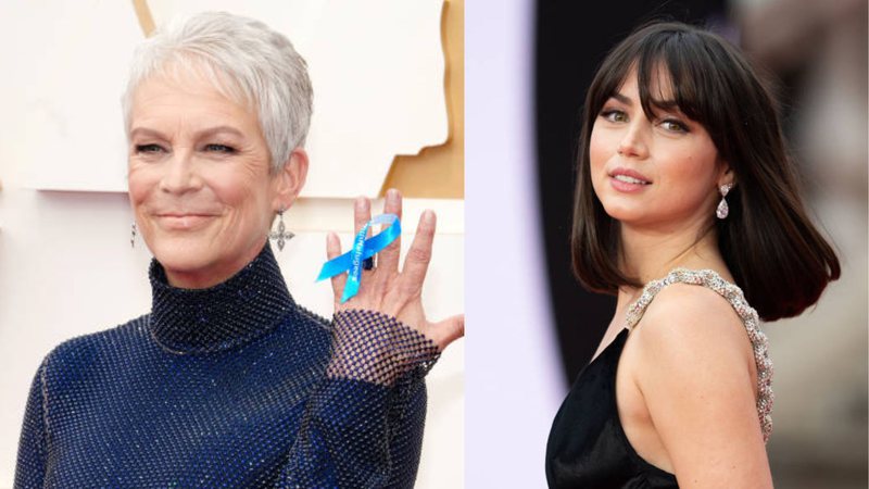 Jamie Lee Curtis e Ana de Armas - Jamie Lee Curtis (Foto: Jeff Kravitz / Getty Images) e Ana de Armas (Foto: Samir Hussein / Getty Images)