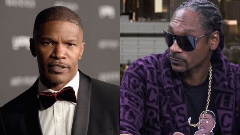 Jamie Foxx (Foto: Jason Kempin / Getty Images) e Snoop Dogg (Foto: Reprodução / YouTube)