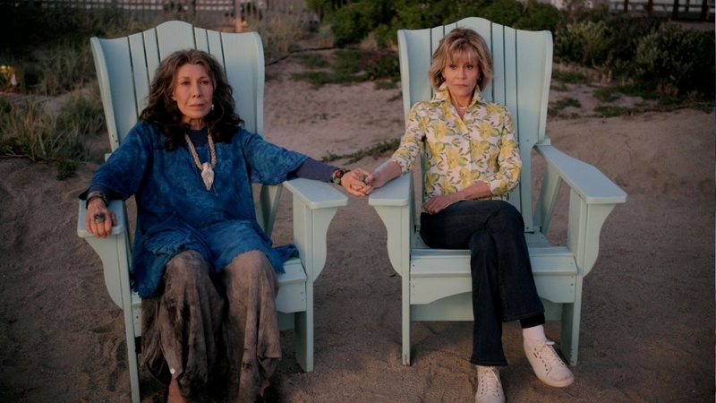 Jane Fonda e Lily Tomlin em Grace and Frankie (Foto: Reprodução /Twitter)