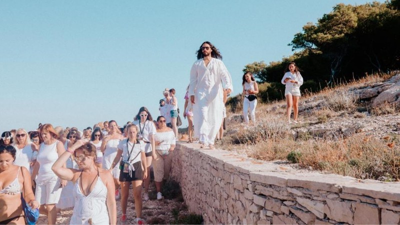 Jared Leto na Mars Island (Foto: Reprodução / Twitter)