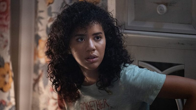 Jasmin Savoy Brown em Pânico 5 (Foto: Divulgação/Paramount Pictures)