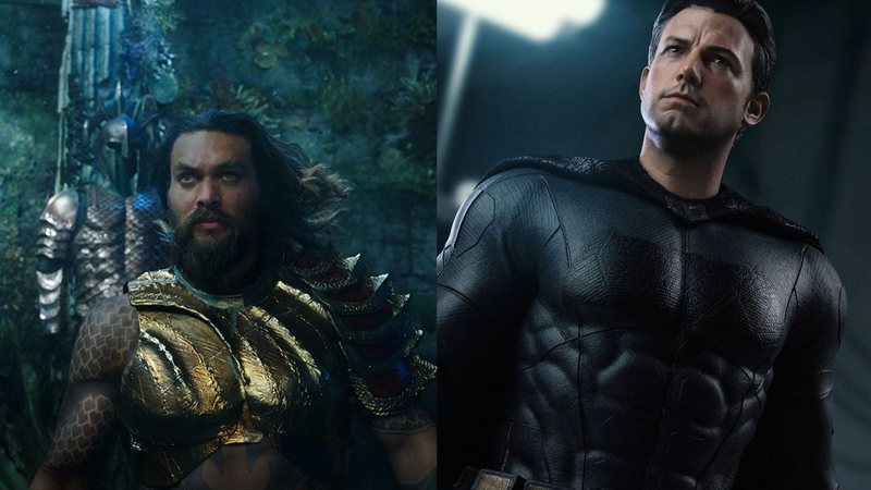 Jason Momoa (Foto: Divulgação / Warner) e Ben Affleck (Foto: Reprodução / Twitter)