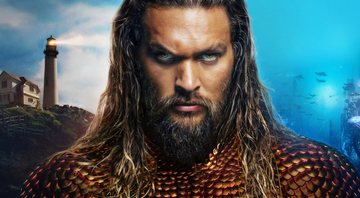 Jason Momoa em pôster de Aquaman (Foto: Divulgação)