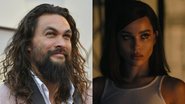 Jason Momoa (Foto: Jordan Strauss / Invision / AP) / Zoë Kravitz em The Batman (Foto: Divulgação)