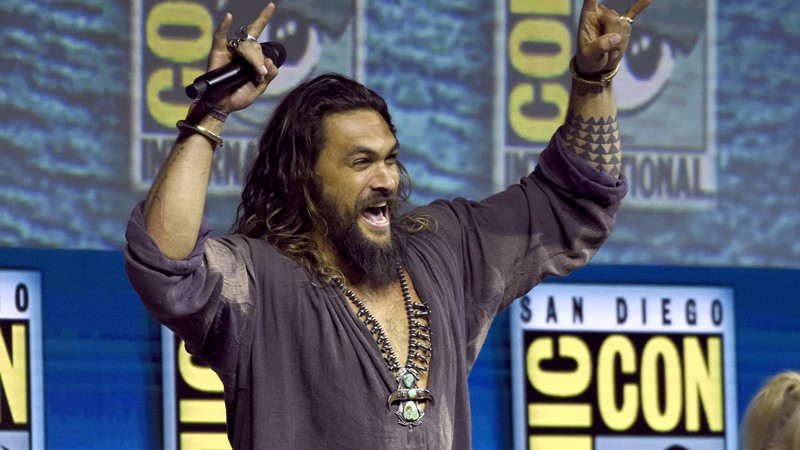 Jason Momoa na Comic Con San Diego (Foto: Chris Pizzello / Invision AP)