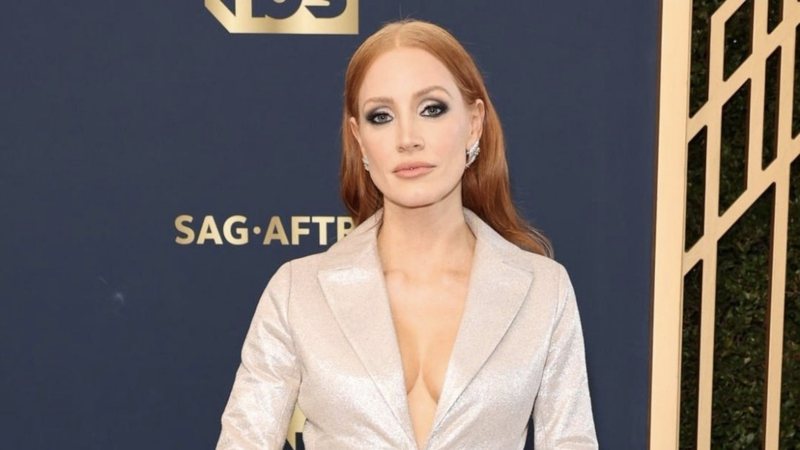 Jessica Chastain no SAG Awards 2022 (Foto: Reprodução /Twitter)