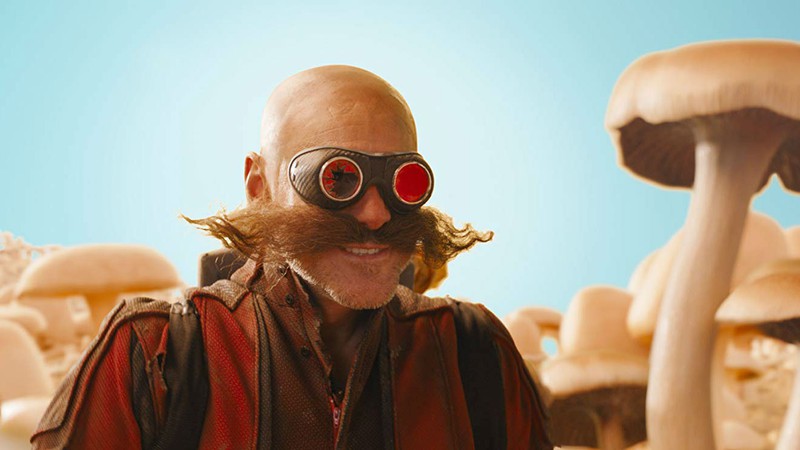 Jim Carrey em Sonic - O Filme (foto: reprodução Paramount Pictures)