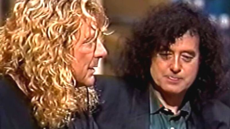 Robert Plant e Jimmy Page (Foto: Reprodução/Youtube)