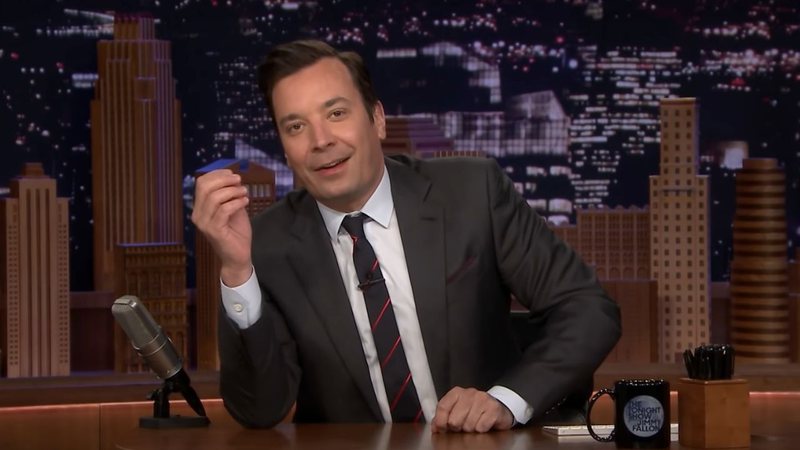 Jimmy Fallon no The Tonight Show (Foto: Reprodução / YouTube)