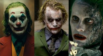 Joaquin Phoenix, Heath Ledger e Jared Leto (Foto 1: Reprodução/ Foto 2: Reprodução/ Foto 3: Reprodução)