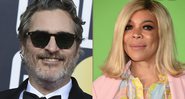 Joaquin Phoenix na edição de 2020 do Globo de Ouro e Wendy Williams (Foto 1: Jordan Strauss/Invision/AP | Foto 2: Evan Agostini/Invision/AP)