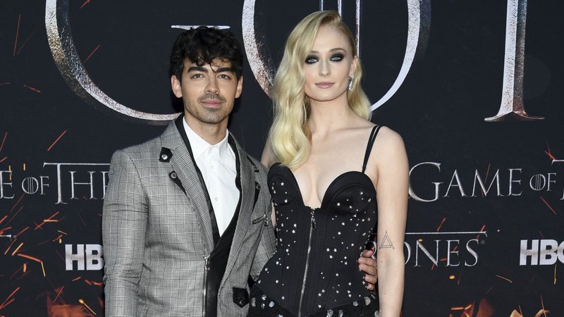 Joe Jonas e Sophie Turner (Foto: Evan Agostini / Invision / AP)