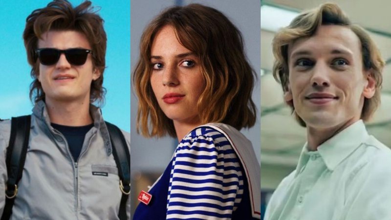 Joe Keery, Maya Hawke e Jamie Campbell Bower em Stranger Things (Foto: Reprodução / Netflix)