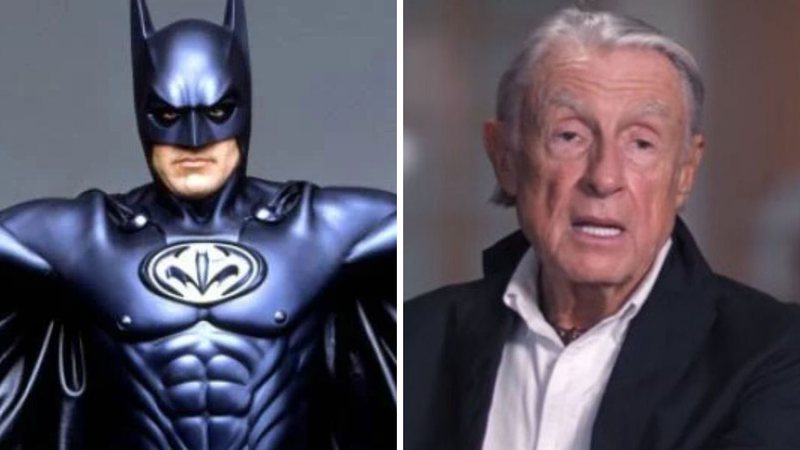 Batman de George Clooney (Foto: Divulgação/Warner Bros.) e Joel Schumacher (Foto: Reprodução/Instagram)