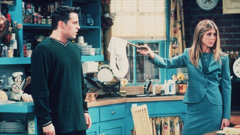 Joey e Rachel em Friends (Foto: Reprodução / Warner)