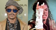 Johnny Depp e Michael Jackson (Foto 1: mpi04/MediaPunch/IPx | Foto 2: Arne Dedert/AP)