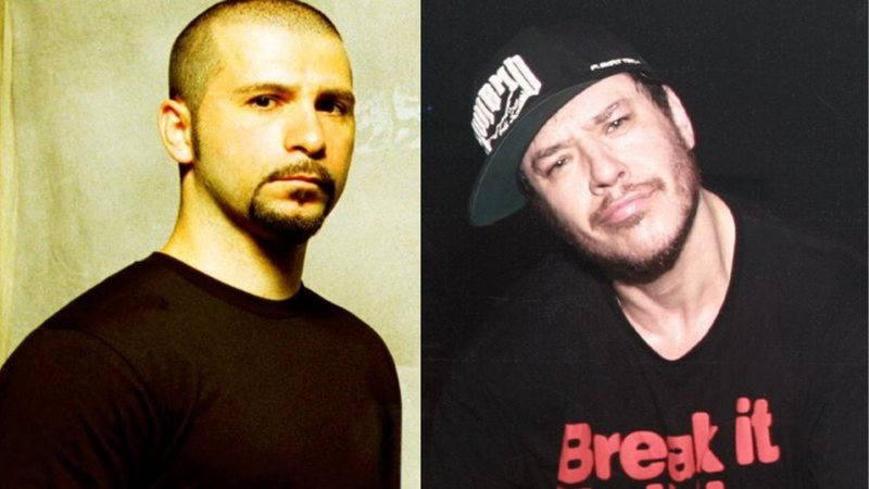 John Dolmayan do System of a Down (Foto: Reprodução) e Chorão do Charlie Brown Jr (Foto: Reprodução / Instagram)