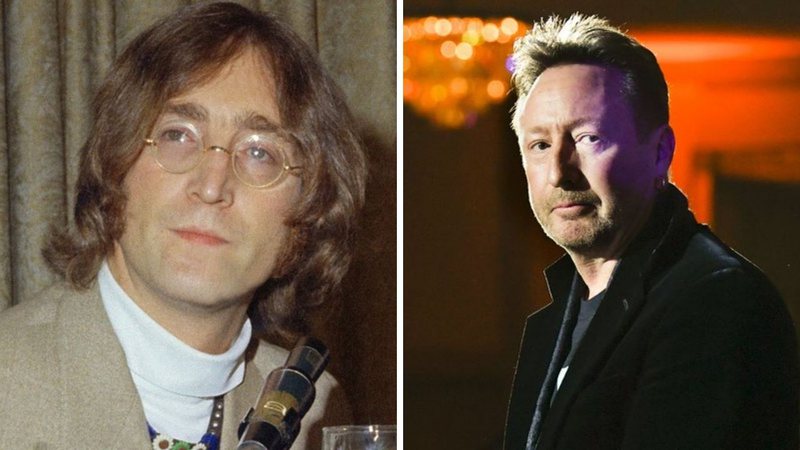 John Lennon (Foto: AP) e Julian Lennon (Foto: John Amis/Invision for Captain Planet Foundation/AP Images)