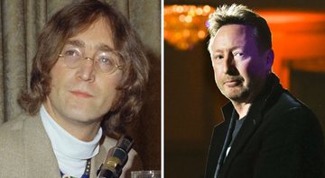 John Lennon (Foto: AP) e Julian Lennon (Foto: John Amis/Invision for Captain Planet Foundation/AP Images)