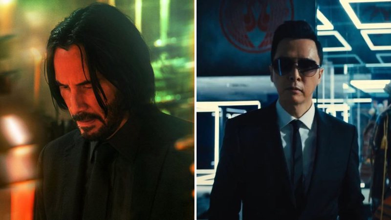 Keanu Reeves e Donnie Yen em John Wick 4 (Foto: Divulgação)