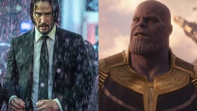 Montagem de John Wick e Thanos (Foto 1: Divulgação |