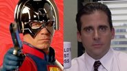 John Cena como Pacificador e Steve Carrell como Michael Scott (Foto: Divulgação / Reprodução)