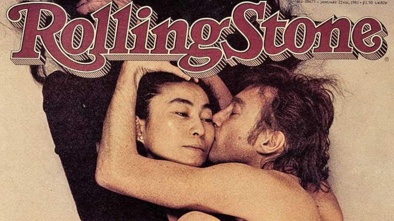 John Lennon e Yoko Ono em capa da Rolling Stone (Foto: Reprodução)