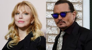 A cantora Courtney Love e o ator Johnny Depp - (Fotos: Getty Images)