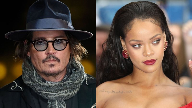 Johnny Depp (Foto: Marilia Sicilia/ Getty Images) e Rihanna (Foto: Getty Images)