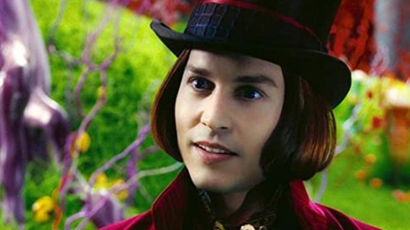 Johnny Depp como Willy Wonka (Foto: Reprodução)