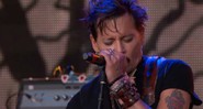 Johnny Depp se apresenta ao lado do Hollywood Vampires no Jimmy Kimmel Live (Foto: Reprodução)